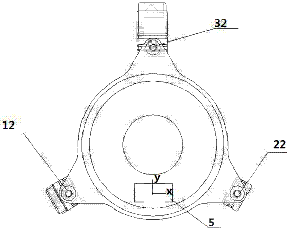 一种三个支点调平经纬仪的装置及调平方法与流程
