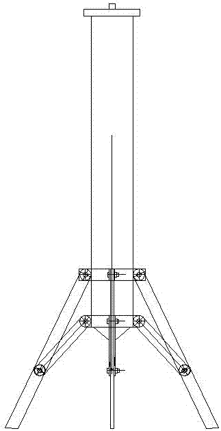 伸缩式全站仪用棱镜支杆及使用方法与流程