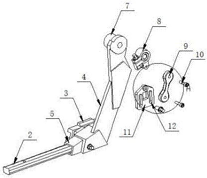 一种摇摆机的支撑装置的制作方法