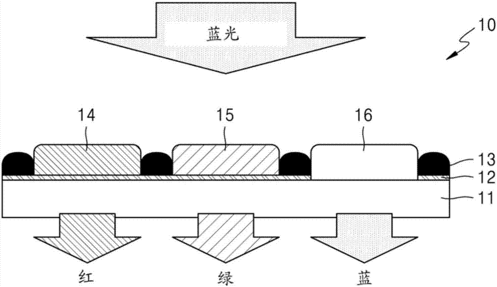 量子點濾色器和包括該量子點濾色器的顯示裝置的制作方法