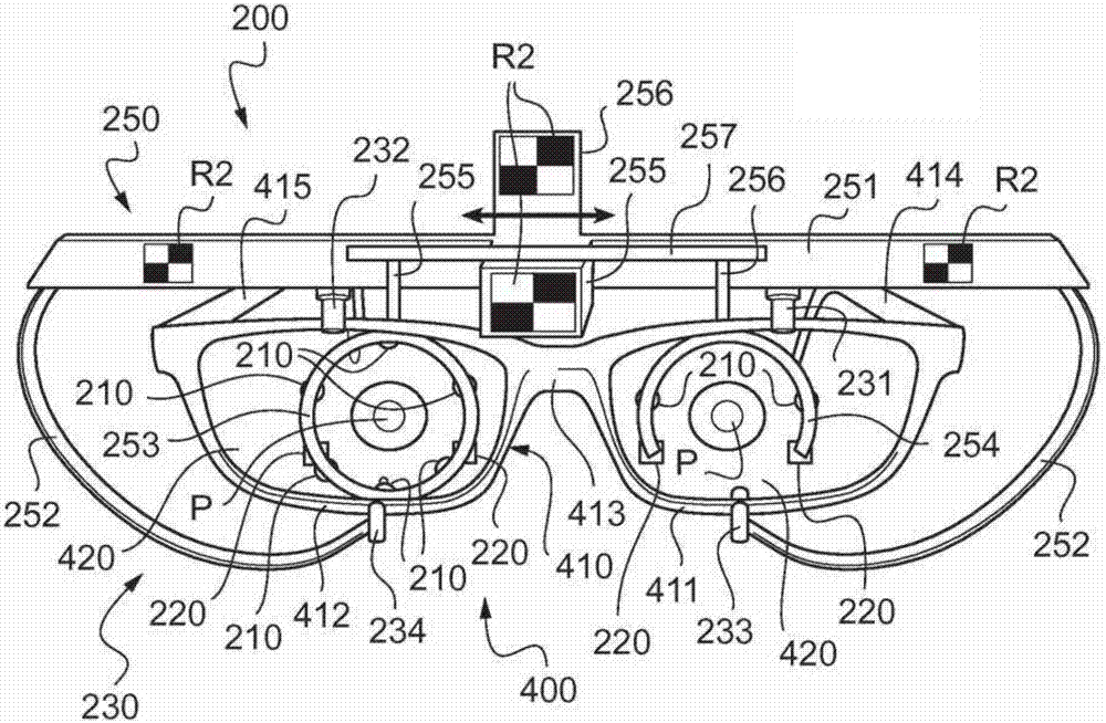 確定眼睛的顯著點(diǎn)的位置和跟蹤眼鏡配戴者的注視方向的設(shè)備和方法與流程