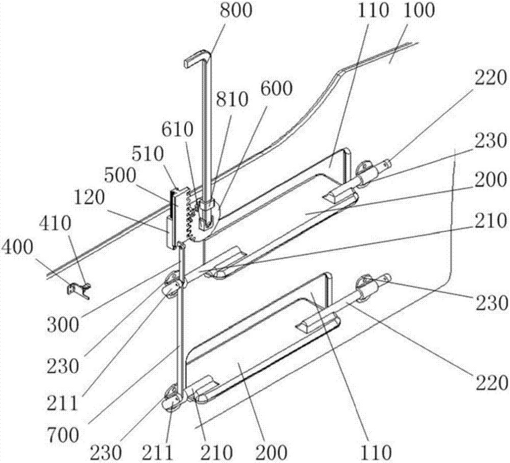 帶扶手可折疊式蹬車踏步機構(gòu)的制作方法與工藝