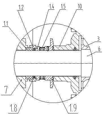 大扭矩船用電動機組合式軸封結(jié)構(gòu)的制作方法與工藝