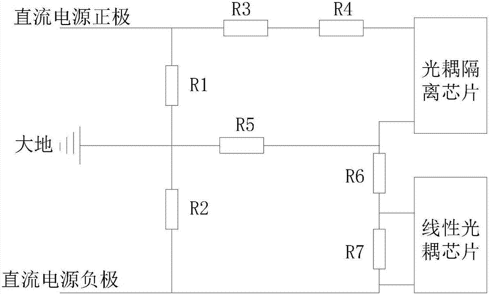 直流电源对地绝缘阻抗检测装置的制作方法