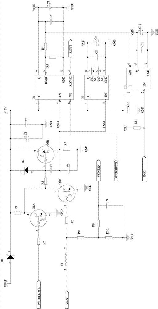 一種EPS控制器電源冗余保持電路的制作方法與工藝