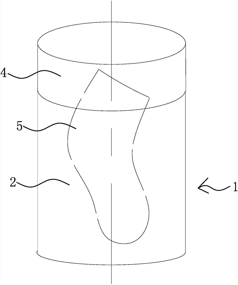 宠物袜存放容器的制作方法与工艺