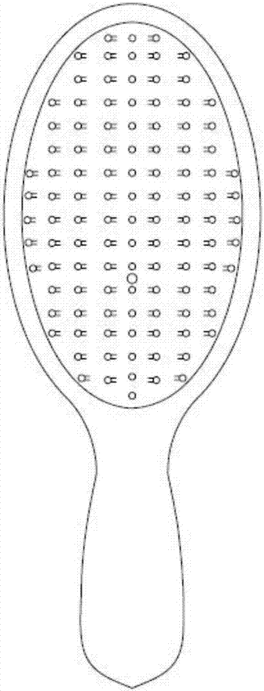 一種多功能按摩梳的制作方法與工藝