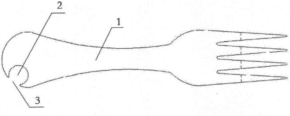 一種叉子的制作方法與工藝
