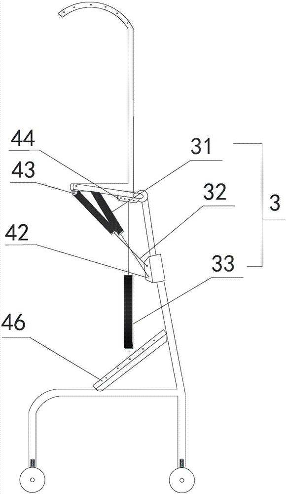 一种移动式无负重铅衣架的制作方法与工艺