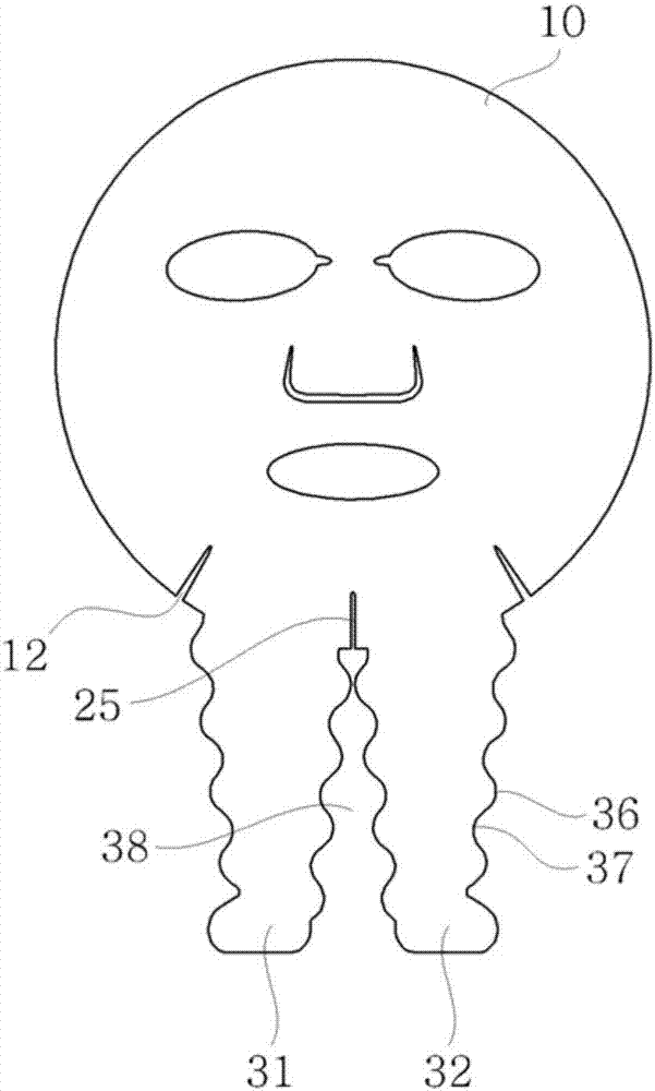 帶有牽拉臂的面膜的制作方法與工藝