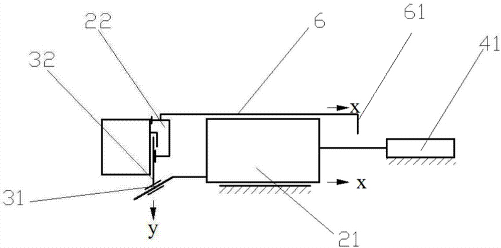 側(cè)向二次分型裝置及模具的制作方法