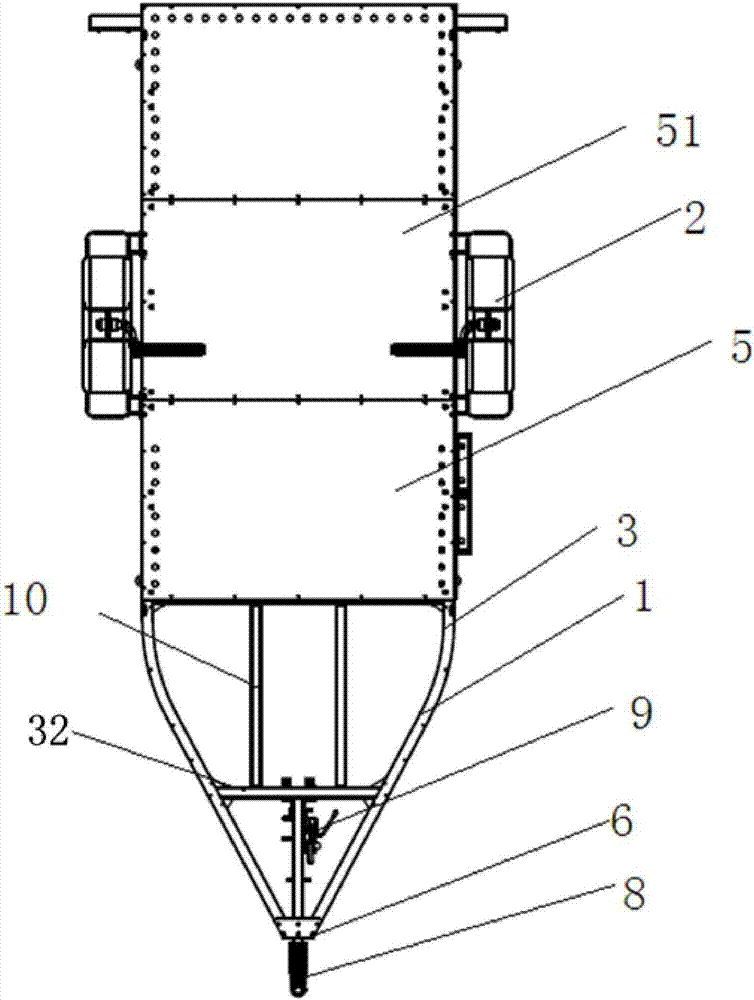 一種游艇用自動(dòng)拖車的制作方法與工藝