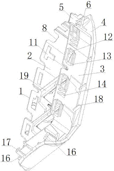 一種汽車前開關板的制作方法與工藝