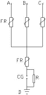 四星型單間隙過(guò)電壓保護(hù)器的制作方法與工藝