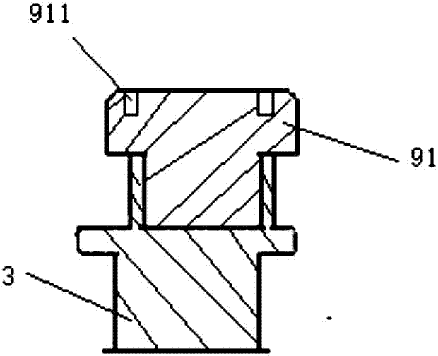 梳棉機(jī)機(jī)軸擺動(dòng)式擠壓裝置的制作方法