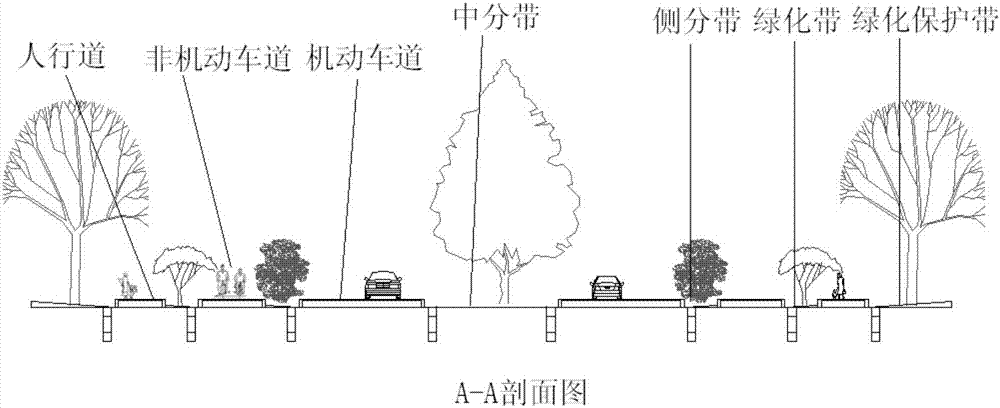 一種免道牙帶漏空排水蓋的路面的制作方法與工藝