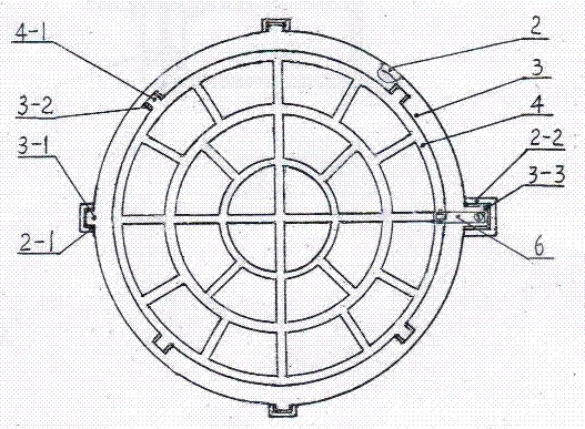 防沉降型電纜井蓋的制作方法與工藝