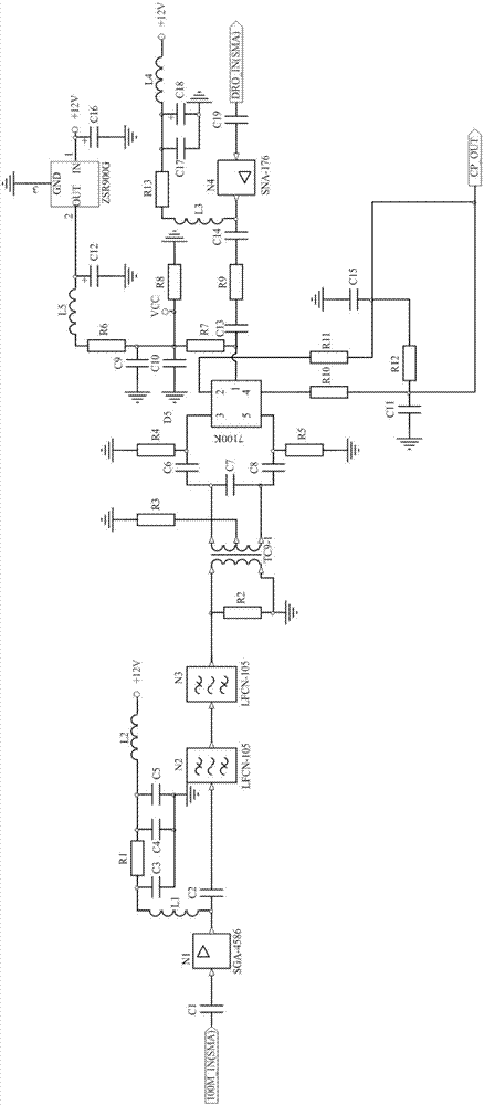 一种低噪声低功耗点频源的合成系统的制作方法与工艺