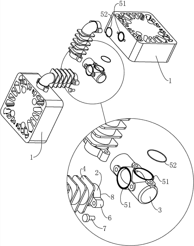 中冷器組件以及帶有它的壓縮機(jī)的制作方法與工藝