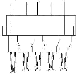 一种数据机房母线插接箱插脚装置的制作方法