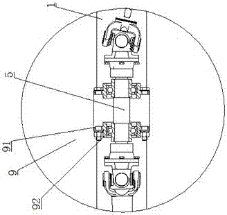 一種玉米收獲機(jī)的四驅(qū)傳動(dòng)裝置的制作方法