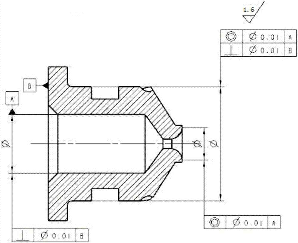 專(zhuān)用于提高航空發(fā)動(dòng)機(jī)噴口類(lèi)零件加工定位精度的裝置的制作方法