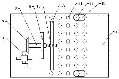 玻璃瓶模具內(nèi)腔清理工作臺(tái)的制作方法與工藝