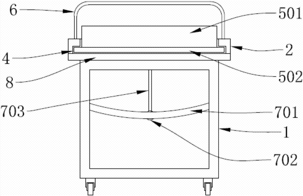 一种变压器硅钢片用的中转装置的制作方法