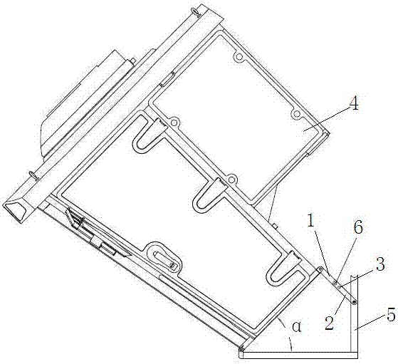 收割机翻转驾驶室限位锁止机构的制作方法与工艺