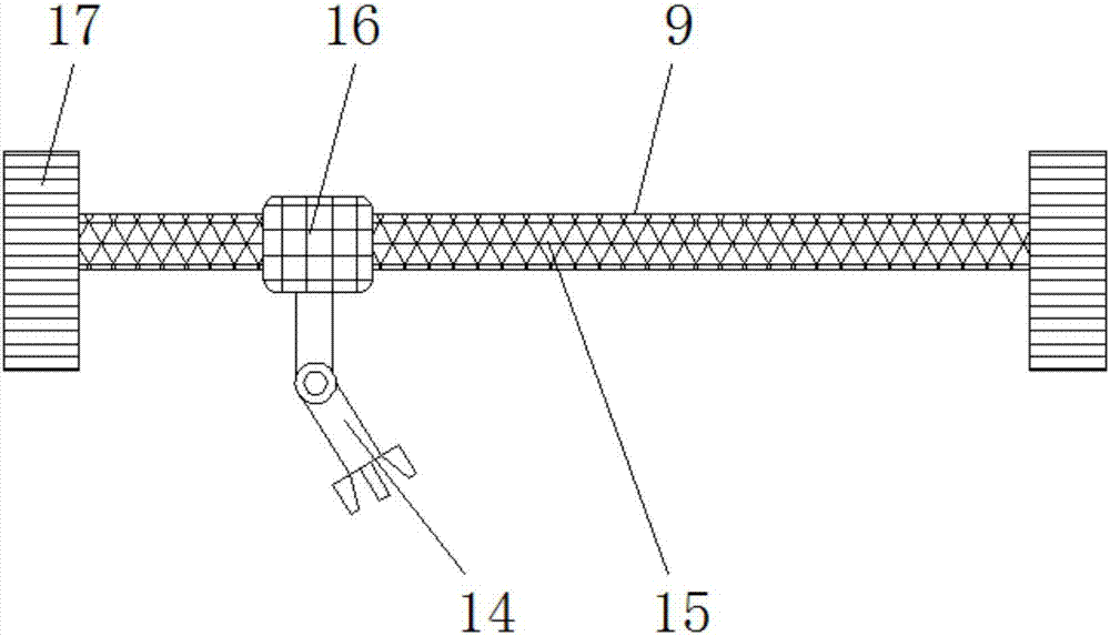 一种栉梳机双向输送通道的推料装置的制作方法