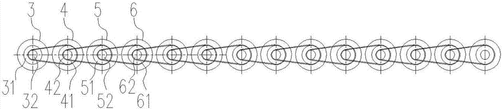 链条传动式辊轴传送装置的制作方法