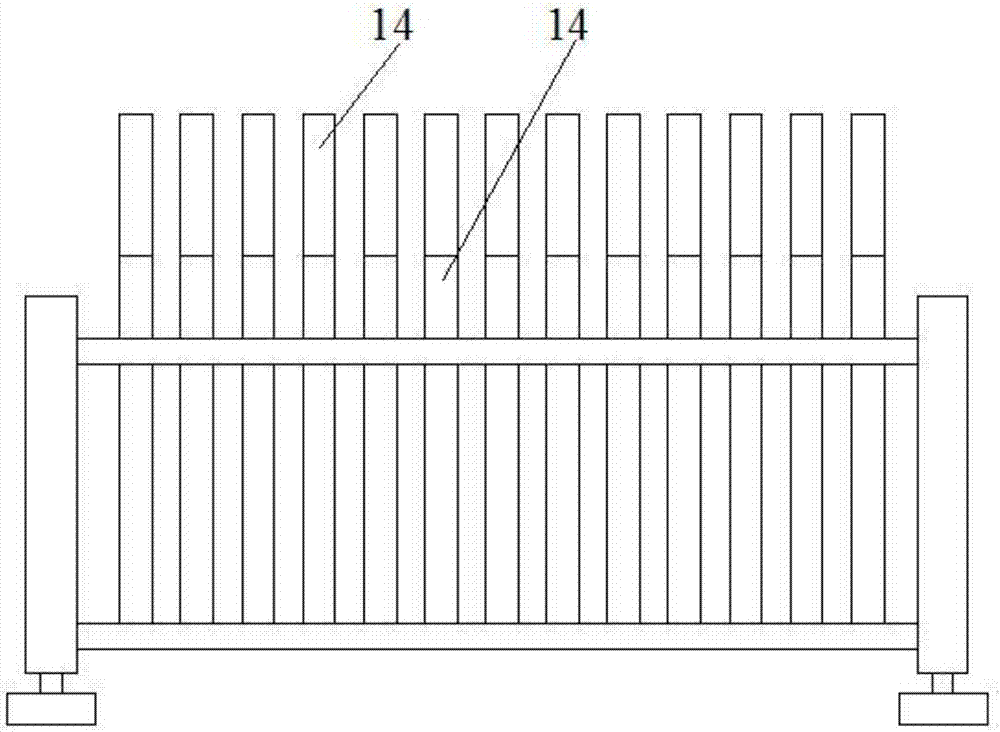 一種可調(diào)整高度圍欄的制作方法與工藝