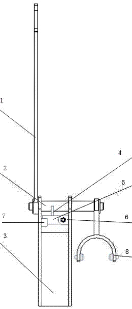 一种带锁闭装置的离合器拨叉组成的制作方法