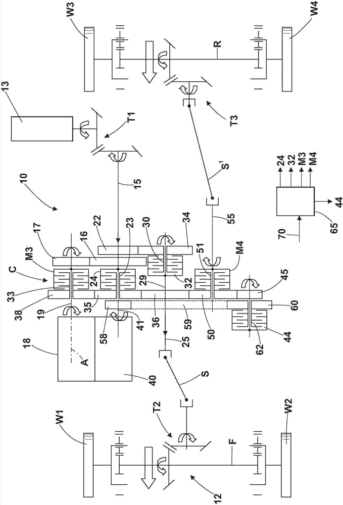 混合式傳動(dòng)裝置的制作方法