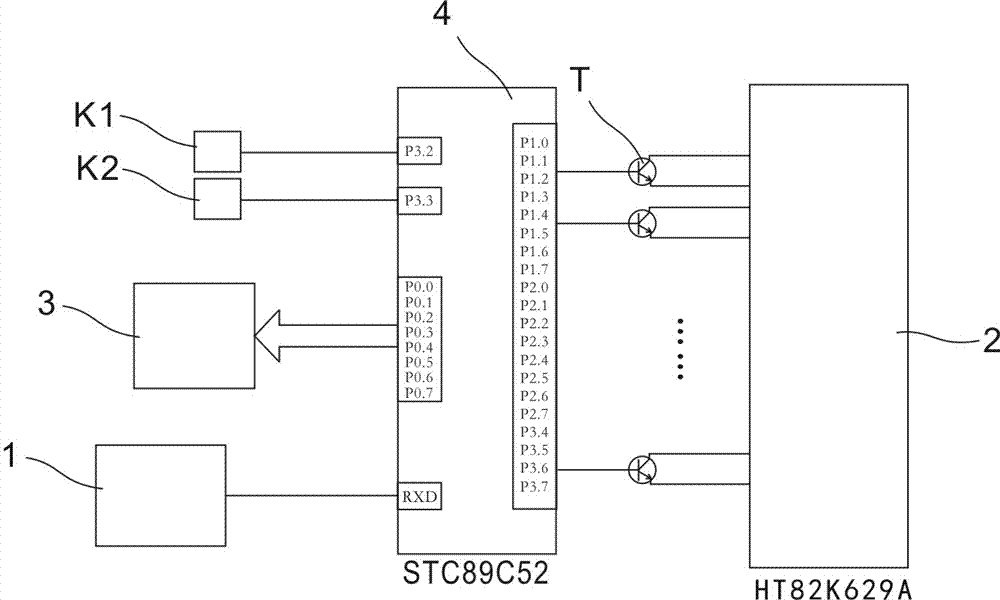 红外线信号转电脑键盘信号的接收转换器的制作方法与工艺