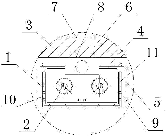 新風(fēng)式節(jié)能型廚房結(jié)構(gòu)的制作方法與工藝