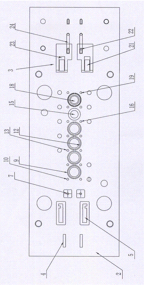 一種點火開關(guān)彈片冷沖模裝置的制作方法