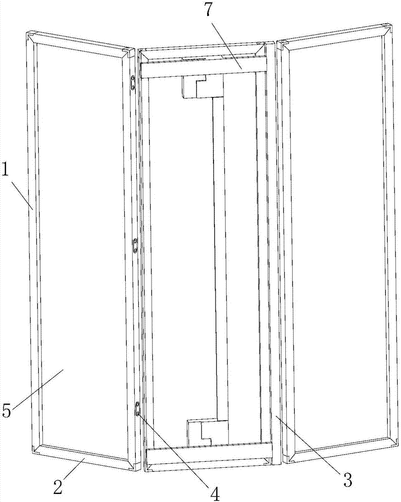 可折疊穿衣鏡的制作方法與工藝