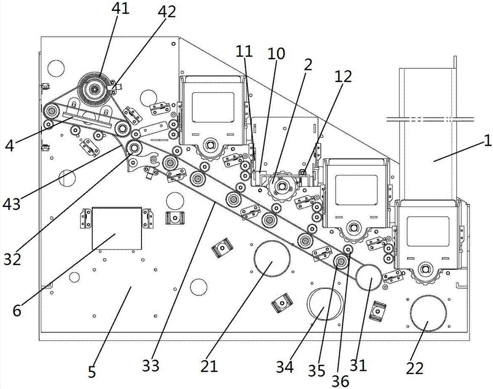 票卡發(fā)送機(jī)構(gòu)的制作方法與工藝