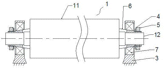 一種施膠機(jī)導(dǎo)輥軸頭保護(hù)裝置的制作方法