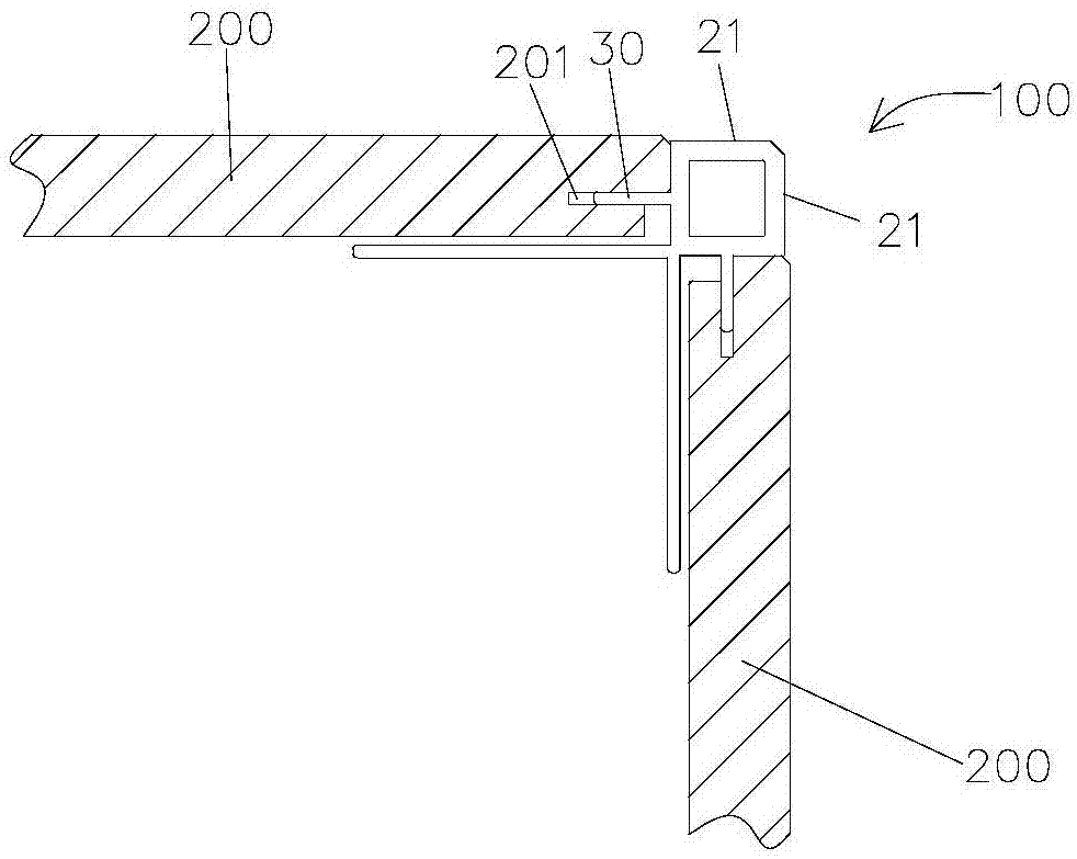 阳角拼装组件的制作方法与工艺