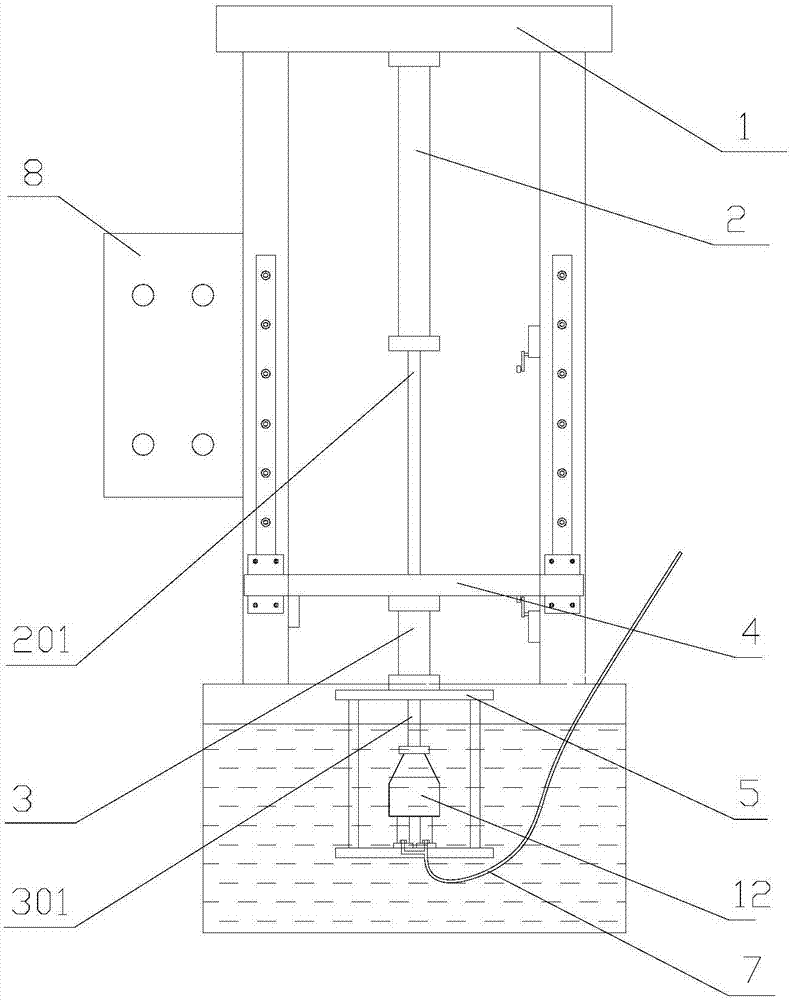 雙U頭打壓檢測裝置的制作方法