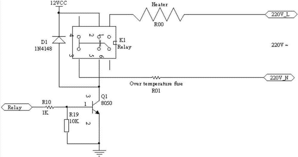 干衣機(jī)智能安全及溫控檢測電路的制作方法與工藝