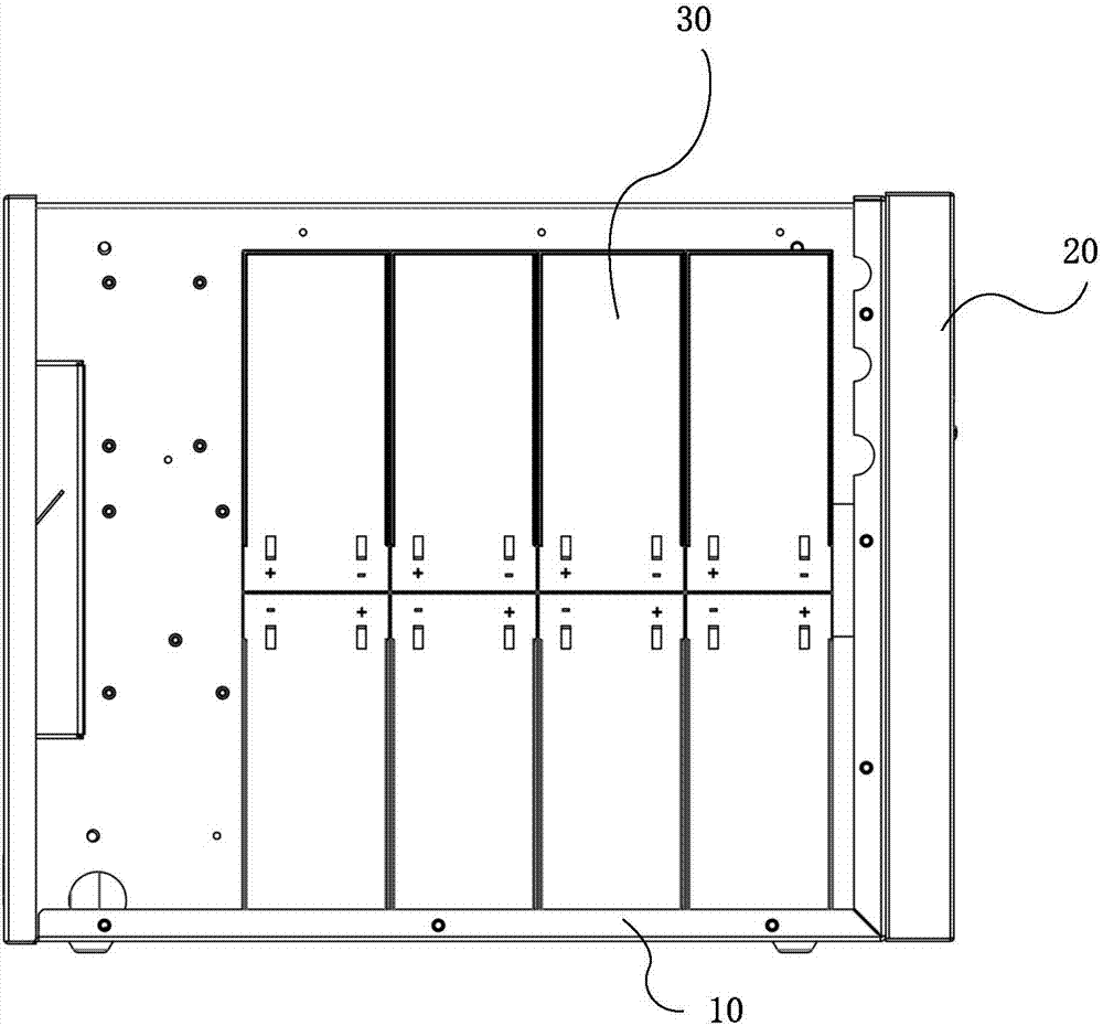 塔式UPS内部电池抽拉结构、塔式UPS和风力发电机组的制作方法与工艺