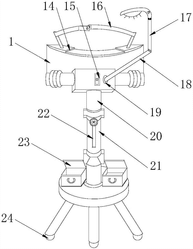 一种新型脚伤护理支架的制作方法与工艺