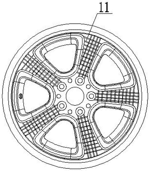 一種車輪模具底模的制作方法與工藝