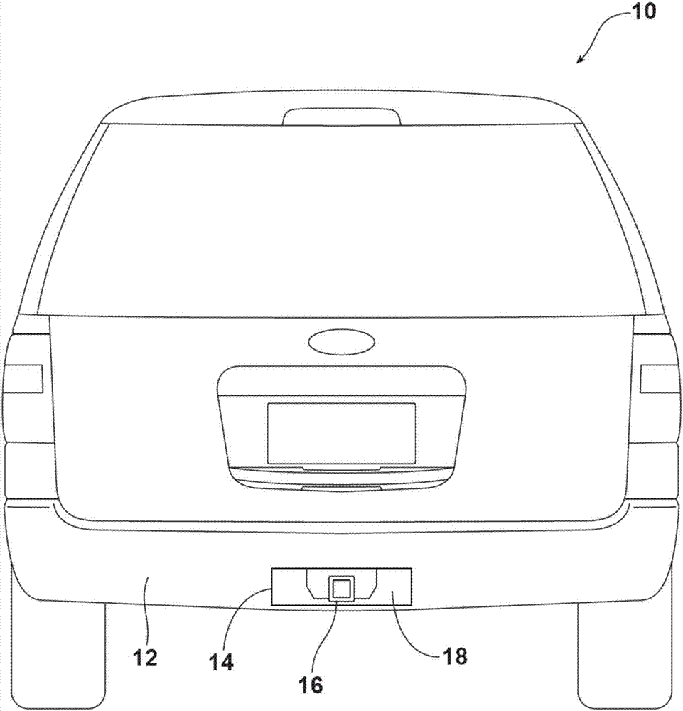 拖車掛接裝置蓋組件及機動車輛的制作方法