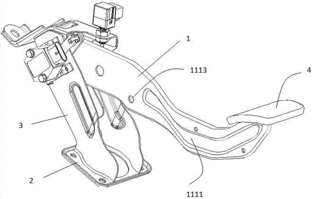 一種汽車制動(dòng)踏板臂的制作方法與工藝