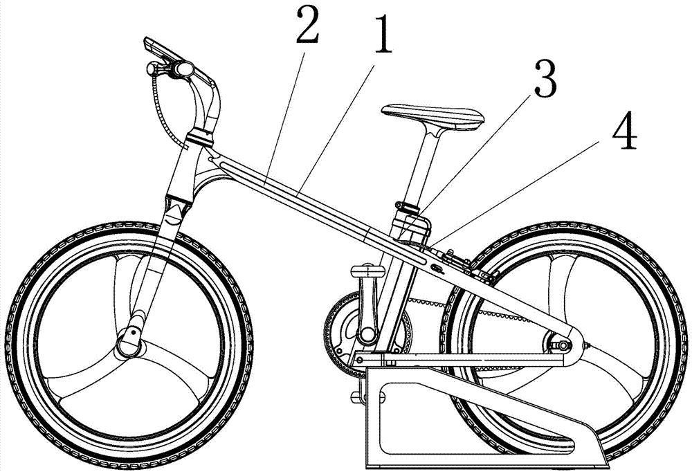 一种自行车刹车线隐藏安装结构的制作方法与工艺