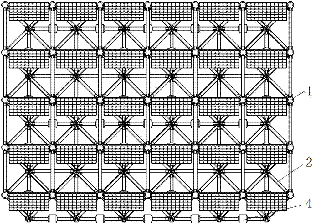 水上光伏電站的支撐結(jié)構(gòu)的制作方法與工藝